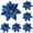 Blue*12, variant on Glitter Artificial Christmas Flowers Merry Christmas Tree Decoration Happy New Year Ornaments Xmas, 1 x Christmas flower, Green