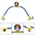 thumbnail image 1 of Car Air Conditioning AC R134A Refrigerant Recharge Measuring Hose with Gauge, 1 of 6