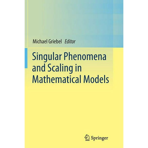 Singular Phenomena and Scaling in Mathematical Models, (Paperback)