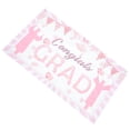 thumbnail image 3 of Miangastore Outdoor Event Graduation Photo Background Banner Pink 1Pcs 59X35In, 3 of 8