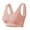 Orange, variant on Clearance Bras! Ashirexll Wireless Bras for Women, Plus Size Sports Solid Color Soft Moisture Wicking No Steel Ring Breathable Gathering Bra Pink 3XL