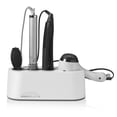 thumbnail image 3 of Saloniture Wall Mount Hair Dryer and Appliance Holder - Salon Station Styling Tool Organizer Storage Stand, White, 3 of 8