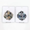 thumbnail image 6 of Kripyery Retro Square Colorful Shining Rhinestone Decor Brooch Women Cardigan Scarf Badge Coat Accessories Gift, 6 of 7
