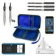 thumbnail image 4 of Funda compatible con Texas Instruments TI-Nspire CX II/TI Nspire CX/TI-NSPIRE CX-II T CAS/para calculadora gráfica en color TI-84 Plus/TI-83 Plus CE, soporte de almacenamiento, azul, 4 of 7