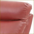 thumbnail image 4 of Sectional Wedge Sofa | 40"H x 66"W x 37"D | Red | PU, 4 of 6
