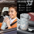 thumbnail image 5 of Modern 30oz Handheld Travel Tumbler with Handle – Double Wall Stainless Steel Insulated Cup, Flip Straw Lid, Leak-Proof & BPA-Free for Hot and Cold Drinks – Durable Coffee & Juice Mug White, 5 of 7
