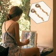 thumbnail image 4 of 2 rollos de cinta adhesiva para marcos de fotos, cinta adhesiva para marcos, cinta de pintura activada por agua, para enmarcar fotos, 4 of 7