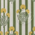 thumbnail image 4 of Yayeee Shower Curtain with Hooks 72"x72" Waterproof Fabric Bathroom Hanging Decor, Green Stripe Flowers, 4 of 5