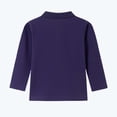 thumbnail image 5 of Tranfacy Toddler Kids Boys Girls Fall Winter Blouse and Shirt Pullover Style Solid Long Sleeve Turndown Collar Daily Outfit Tops for 1‑9 Years Old, 5 of 5