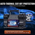 thumbnail image 3 of Compresor de aire VEVOR 10.6 CFM 12 V 150 PSI de doble cilindro, 3 of 8