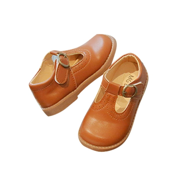 UKAP Kids Mary Jane Comfort Flats Non Slip Dress Shoes School