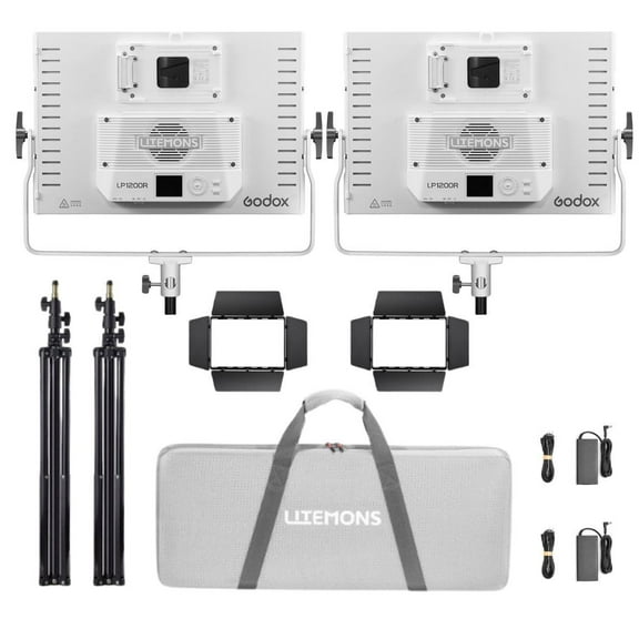 Godox Litemons LP1200R 120W RGB LED 2-Light Panel Kit