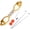 Gold, variant on Universal Billet Aluminum Battery Tie Down Bracket Mount with 250mm(10") Stainless J-Bolts for Car SUV RV Fits Group 24 34 35 - 7.5"(19cm)