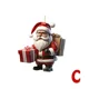 thumbnail image 3 of Christmas Cartoon Santa Claus Pendant Christmas Tree Hanging Oranment New Year 2024 Gift Xmas Tree Decoration for Home Decor, 3 of 5