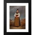thumbnail image 2 of Antonio Zeno Shindler 11x14 Black Modern Framed Museum Art Print Titled - Swedish Lady (ca. 1893), 2 of 5