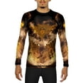 thumbnail image 2 of Raven Fightwear Men's Gorgon Medusa BJJ Rash Guard MMA Black, 2 of 3