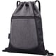 thumbnail image 1 of Mochila con cordón, multifuncional impermeable Oxford bolsa deportiva con cordón correas anchas con bolsillos frontales con cremallera para mujeres, hombres, niños, gimnasio, yoga, escuela, natación,, 1 of 7