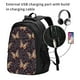 thumbnail image 2 of Fotbe Butterfly1 Mochila con Estampado y Puerto USB para Hombre y Mujer, Mochila Antirrobo, Mochila de Viaje, Mochila Escolar, Mochila Universitaria, 2 of 7