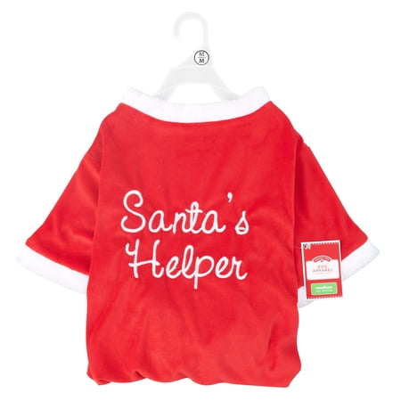 ***Discontinued***Holiday Time Red Santa`s Helper Pajama M