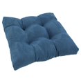 thumbnail image 1 of 19-inch Squared Microsuede Tufted Dining Chair Cushion, 1 of 2