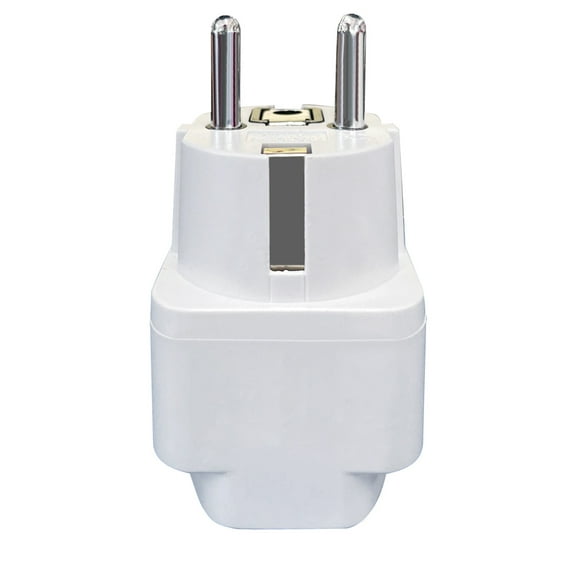 Teissuly Type E USA to Europe Travel Plug Adapter