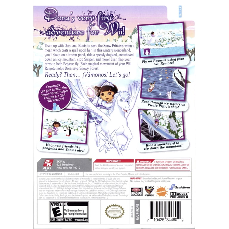 Dora the Explorer: Dora Saves the Snow Princess - Nintendo Wii