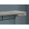 thumbnail image 2 of Monarch Specialties Computer Desk, Home Office, Laptop, Storage Drawers, 48"l, Work, Tempered Glass, Laminate, Grey, Clear, Contemporary, Modern, 2 of 4