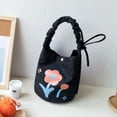 thumbnail image 2 of Lunch Bag Canvas Handbag Bucket Package Cute Lunch Bag Handbag Storage Bag Shopping Bag, 2 of 4