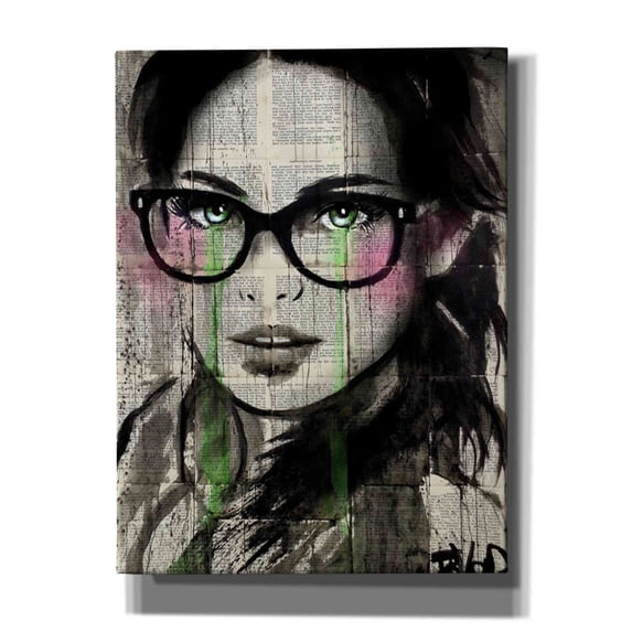 Epic Graffiti 'Prudencee2' by Loui Jover, Canvas Wall Art, 12"x16"