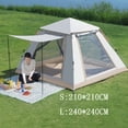 thumbnail image 3 of Fully Automatic Quick-Opening Camping Tent, Portable Foldable Outdoor Tent, Thick Rainproof 4-Sided Tent for Camping, 3 of 3