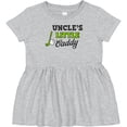 thumbnail image 3 of Inktastic Uncles Little Caddy with Golf Club and Ball Girls Baby Dress, 3 of 5