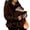 Coffee, variant on Baby Carrier Fleece Hoodie, Warm Sherpa Babywearing Sweatshirt with Integrated Front Pouch, Full Zip Hooded Jacket with Cozy Plush Lining, Maternity Hoodie for Fall Winter Walking and Daily Outings