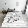thumbnail image 5 of Vsdgher Cute Ghost Simple Drawing Ultra-Soft Micro flannel Blanket Throw Blankets for Couch Sofa, Bed (4 sizes)-80"x60", 5 of 7