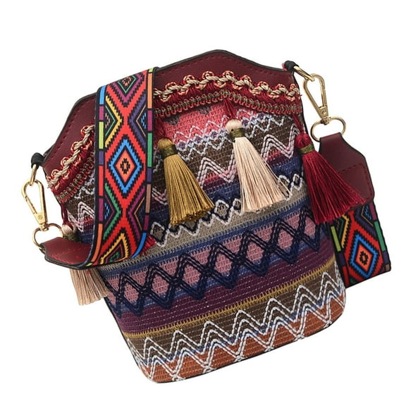 COSMOBETTY Red Bohemia Style Bag 1Pcs For Girls Party