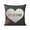 Valentines Day Pillowcases, variant on Happy Valentines Day Black Red Hearts Dots StripesThrow Pillow Covers 18 X 18 Inch, 1PCS, Linen Study Sofa Cushion Cover Indoor Living Room Home Decor（double-side）