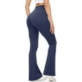 thumbnail image 5 of asjyhkr Yoga Pants Women High Waist Stretch Tights Booty Lifting Wide Leg Workout Gym Running Pants, 5 of 8