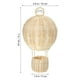 thumbnail image 3 of Pantalla de lámpara con forma de globo aerostático, pantalla para lámpara colgante, cubierta para lámpara colgante, 3 of 8