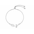 thumbnail image 2 of Pulsera De Tulipán En Plata 925 Cristal Regalo Para Mujer Xtellar Dorado 6 Cm 22 Cm, 2 of 4