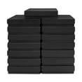thumbnail image 2 of Novel Box 15 Pack Black Cardboard Cotton Filled Jewelry Gift Boxes 3.5x3.5x0.87 Inches with Lids, 2 of 8