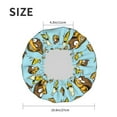 thumbnail image 3 of Funny Banana Monkey Shower Cap, Double Layers Shower Cap Rreusable Waterproof, Elastic Bathing Hair Hat for Women, Washable Hair Cap for All Hair Lengths, 3 of 5