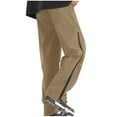 thumbnail image 3 of SHTXOZHI Cargo Pants for Men with Pockets Casual Sweatpants Drawstring Elastic Waisted Pants Streetwear, 3 of 4