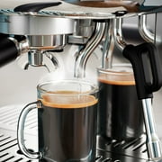 Philips Barista Brew Semi-Automatic Espresso Machine with Milk Frother, Silver Metal