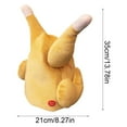 2025 Toy！ Roast Chicken Hat Quirky Gift Moveable Leg Dancing Turkey Hat