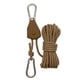 thumbnail image 3 of 5M 4mm Outdoor Guy Lines Reflectante ajustable para acampar Senderismo (Caqui), 3 of 3