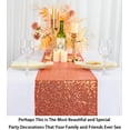 thumbnail image 2 of Sequin Table Runner Sparkly Metallic Sequin Runner for Wedding Party Dinner Reception, Event Bridalwedding Runner, Birthday Party, Dinner Party, 2 of 4