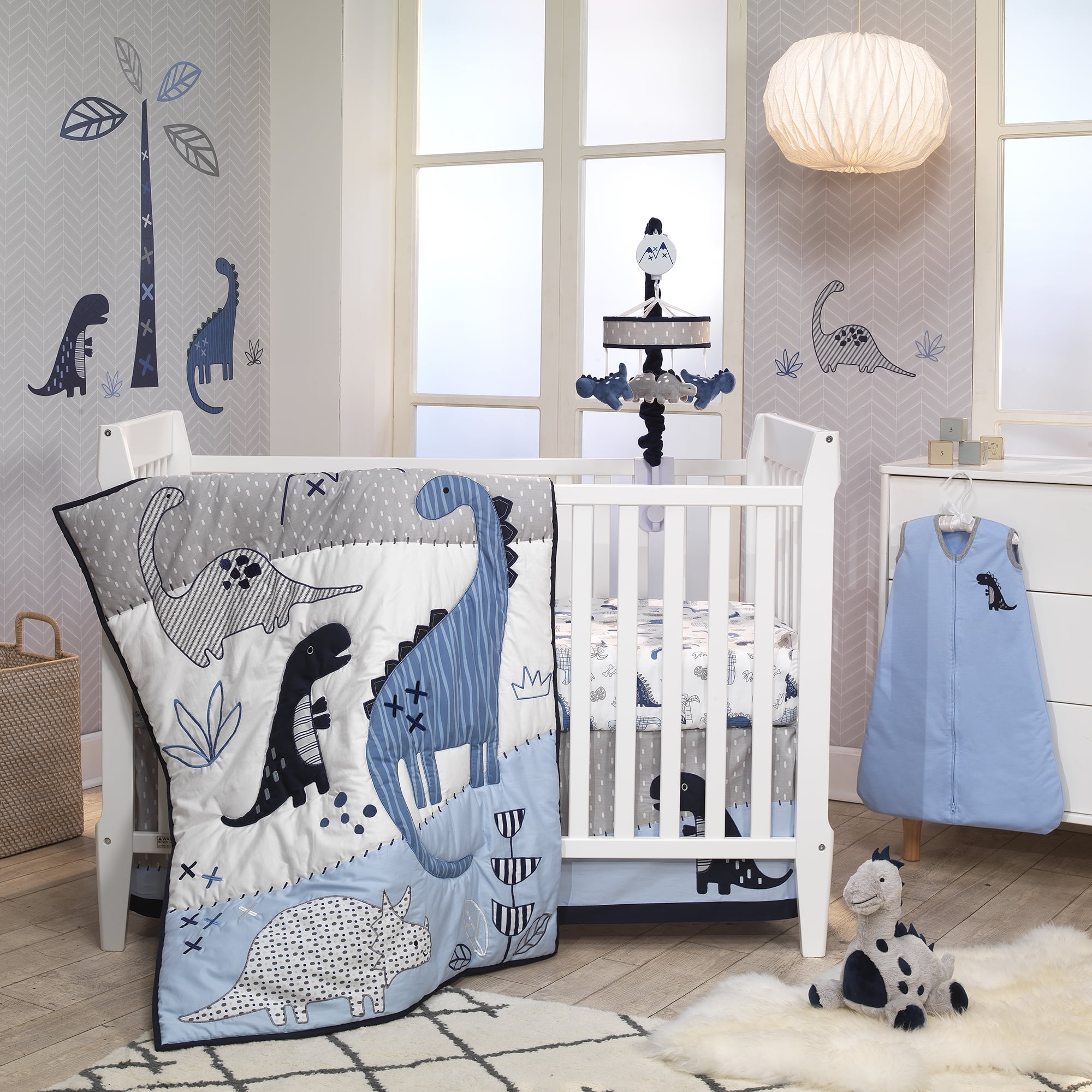 Dinosaur crib bedding walmart deals