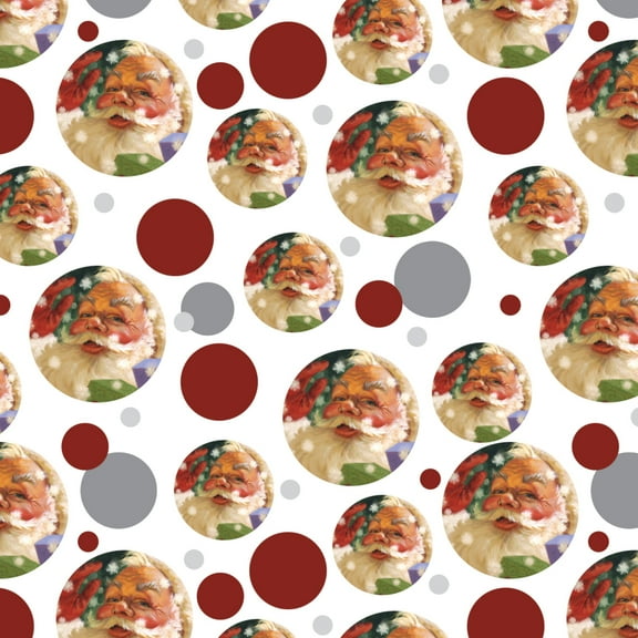 Christmas Holiday Hello Santa Claus Premium Gift Wrap Wrapping Paper Roll