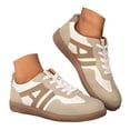 thumbnail image 3 of YLYL Women's Sneakers Lace up Classic Retro Gum Sole Fashion Casual No Slip Walking Tennis Shoes, 3 of 9