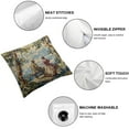 thumbnail image 4 of COMIO  Euro Bosporus French Country Vintage Toile Decorative Throw Pillow Covers Home Decor Pillow Case Square Pillowcase Cushion Cover&nbsp;2pc, 4 of 6