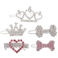 thumbnail image 1 of 5pcs PET PET PERRO PIEZAS Decorativo Perro Gato Play Clips Simple PET TEADDRESS, 1 of 6